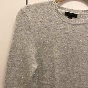 JCREW Rhinestone Sweater.